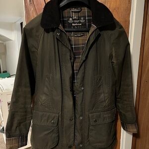 Barbour Beadnell Waxed Cotton Jacket and Hood